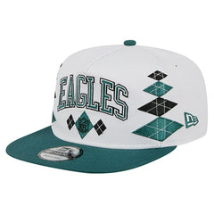 Philadelphia Eagles New Era Argyle 19TWENTY Adjustable Hat - White discount
