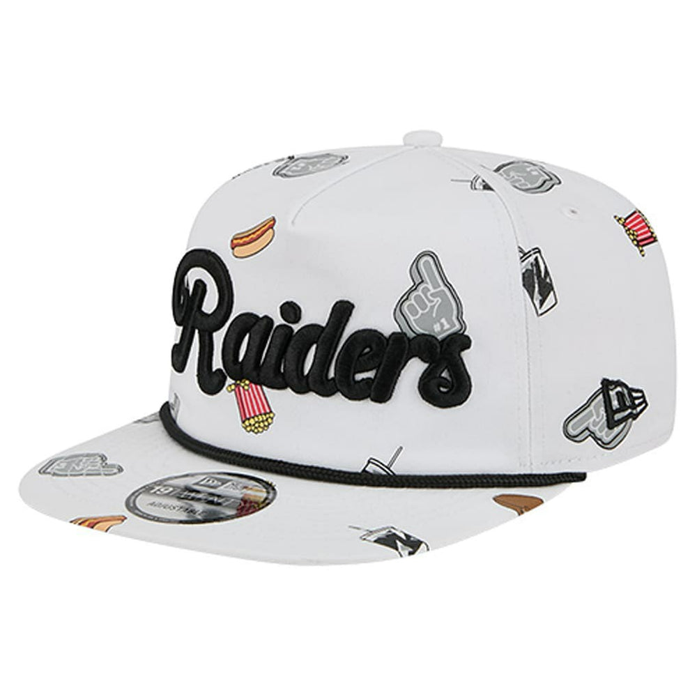 Las Vegas Raiders New Era Team Cheer 19TWENTY Snapback Hat - White sale