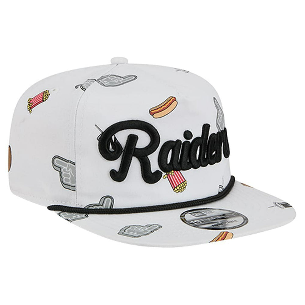 Las Vegas Raiders New Era Team Cheer 19TWENTY Snapback Hat - White sale