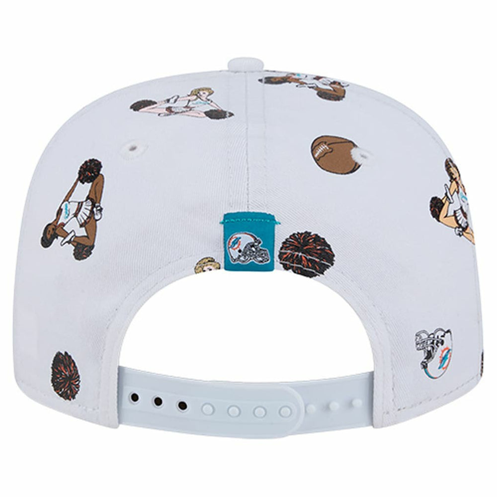 Miami Dolphins New Era Team Cheer 19TWENTY Snapback Hat - White online