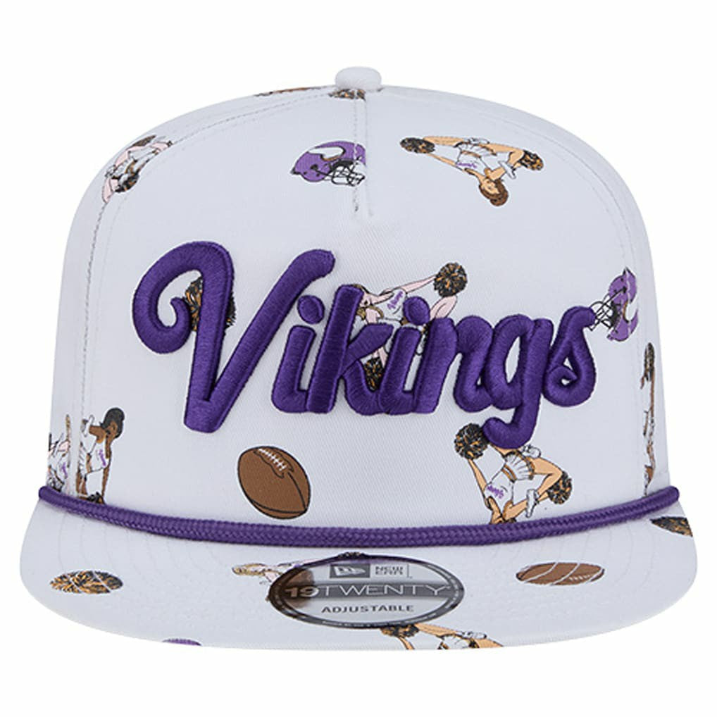 Minnesota Vikings New Era Team Cheer 19TWENTY Snapback Hat - White on sale