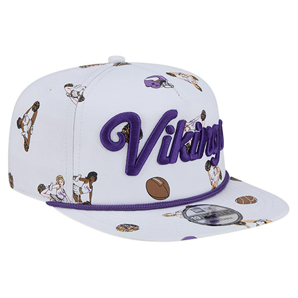 Minnesota Vikings New Era Team Cheer 19TWENTY Snapback Hat - White on sale