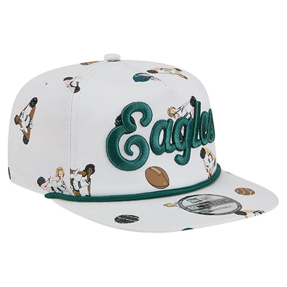 Philadelphia Eagles New Era Team Cheer 19TWENTY Snapback Hat - White cheap