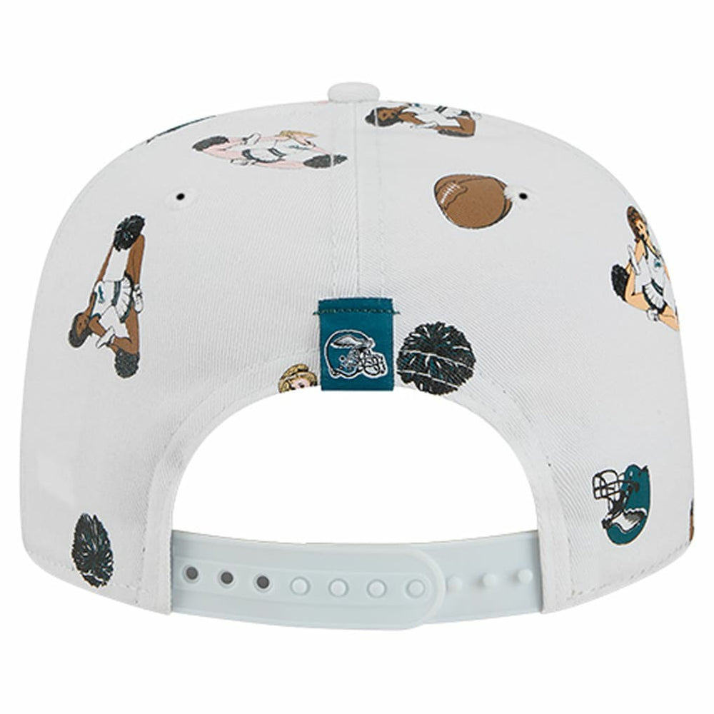 Philadelphia Eagles New Era Team Cheer 19TWENTY Snapback Hat - White cheap