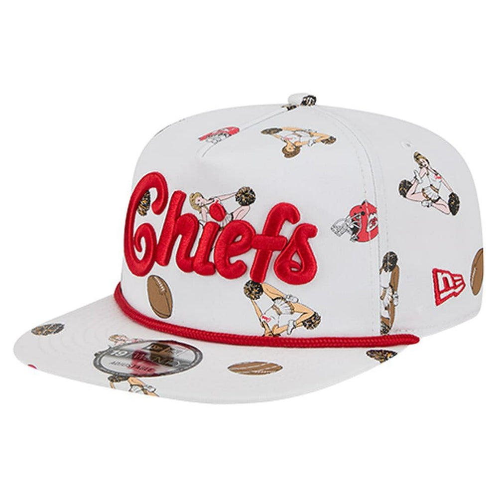 Kansas City Chiefs New Era Team Cheer 19TWENTY Snapback Hat - White online