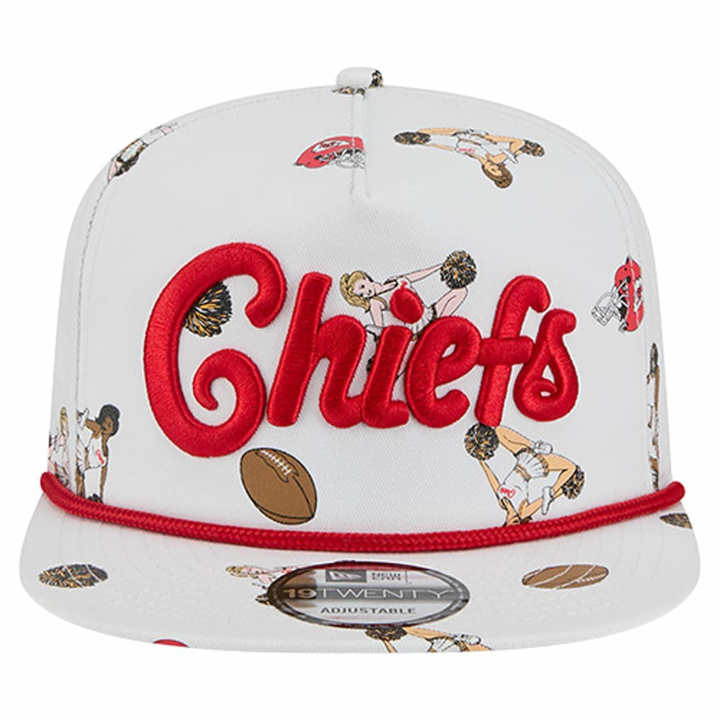 Kansas City Chiefs New Era Team Cheer 19TWENTY Snapback Hat - White online