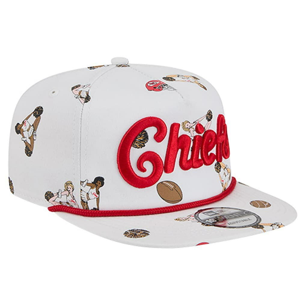 Kansas City Chiefs New Era Team Cheer 19TWENTY Snapback Hat - White online