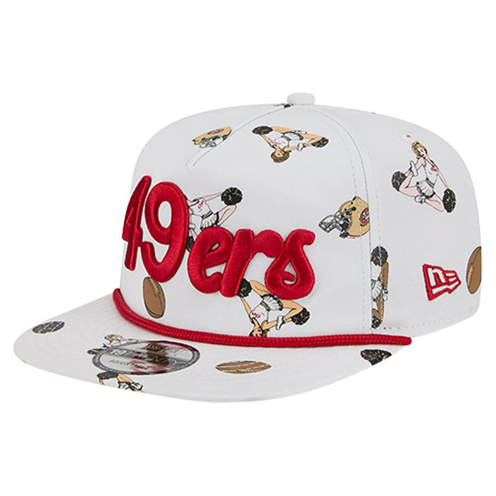 San Francisco 49ers New Era Team Cheer 19TWENTY Snapback Hat - White discount