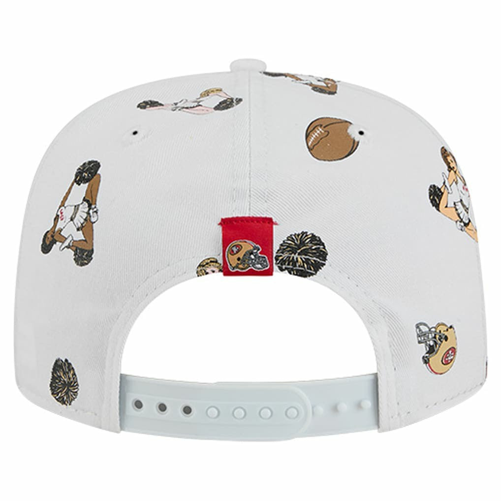 San Francisco 49ers New Era Team Cheer 19TWENTY Snapback Hat - White discount