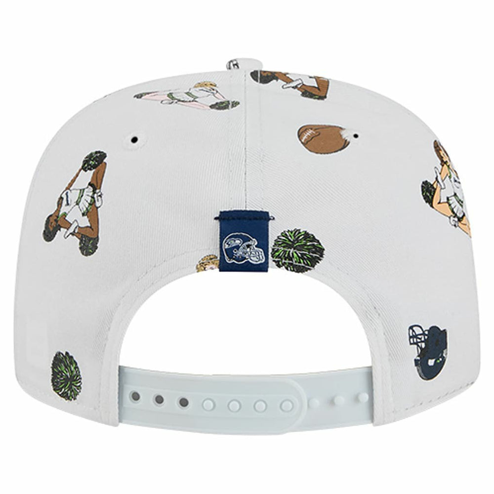 Seattle Seahawks New Era Team Cheer 19TWENTY Snapback Hat - White on sale
