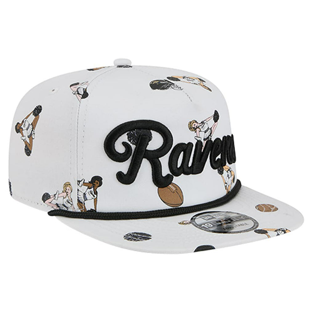 Baltimore Ravens New Era Team Cheer 19TWENTY Snapback Hat - White for sale