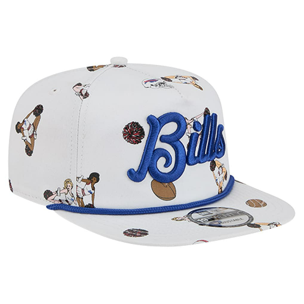 Buffalo Bills New Era Team Cheer 19TWENTY Snapback Hat - White cheap