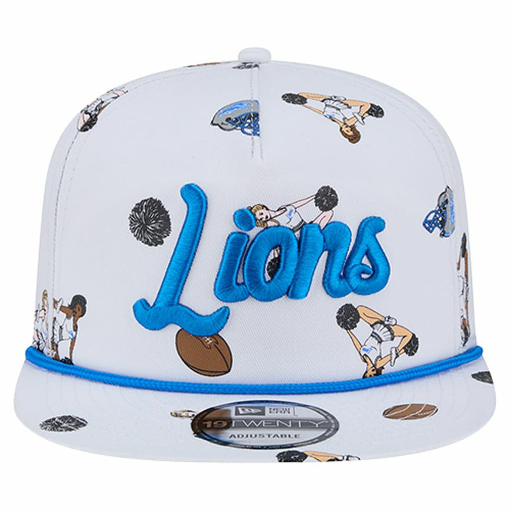 Detroit Lions New Era Team Cheer 19TWENTY Snapback Hat - White online