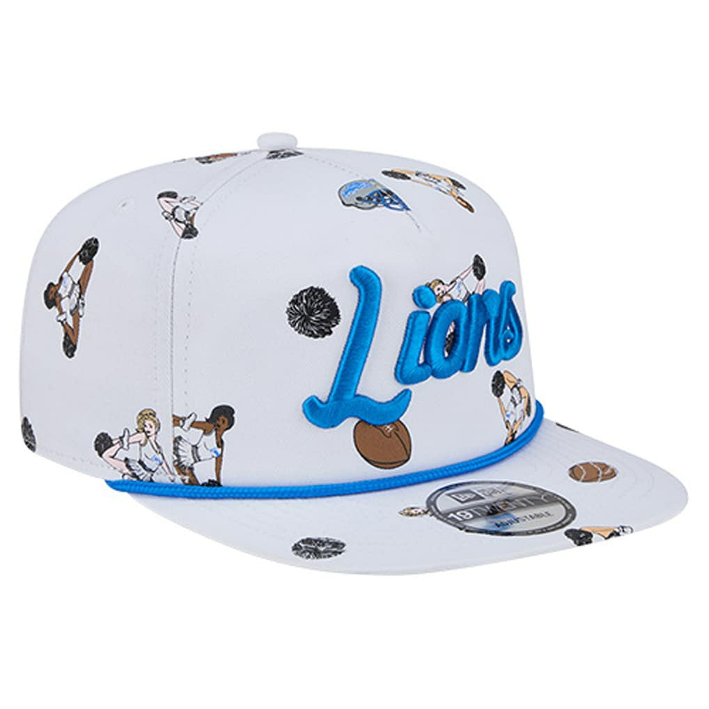 Detroit Lions New Era Team Cheer 19TWENTY Snapback Hat - White online