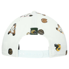 Green Bay Packers New Era Team Cheer 19TWENTY Snapback Hat - White cheap