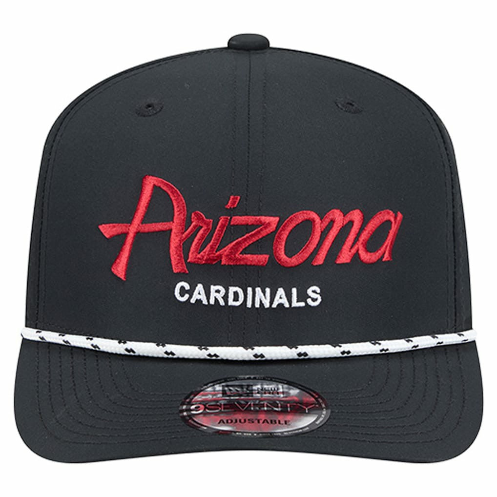 Arizona Cardinals New Era Script 9SEVENTY Adjustable Hat - Black online