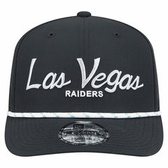 Las Vegas Raiders New Era Script 9SEVENTY Adjustable Hat - Black on sale