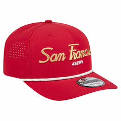 San Francisco 49ers New Era Script 9SEVENTY Adjustable Hat - Scarlet sale