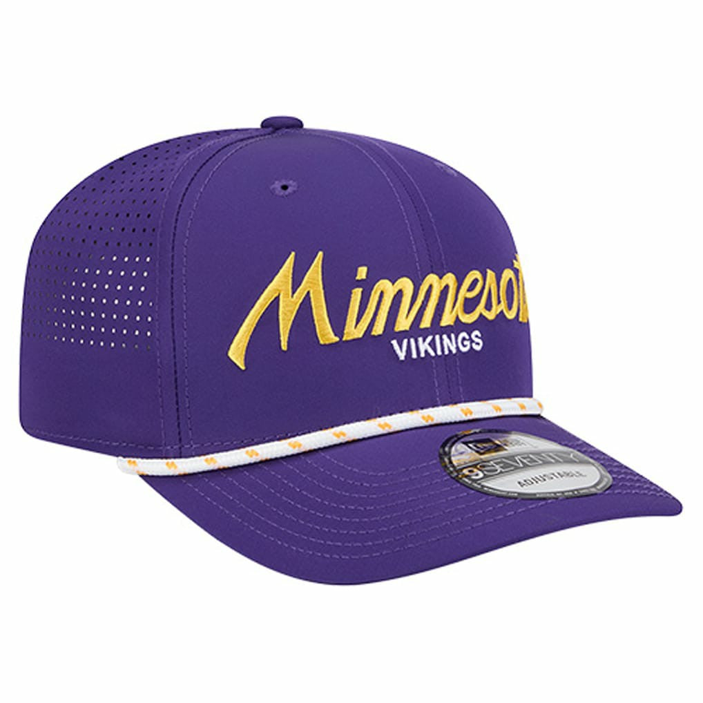 Minnesota Vikings New Era Script 9SEVENTY Adjustable Hat - Purple sale