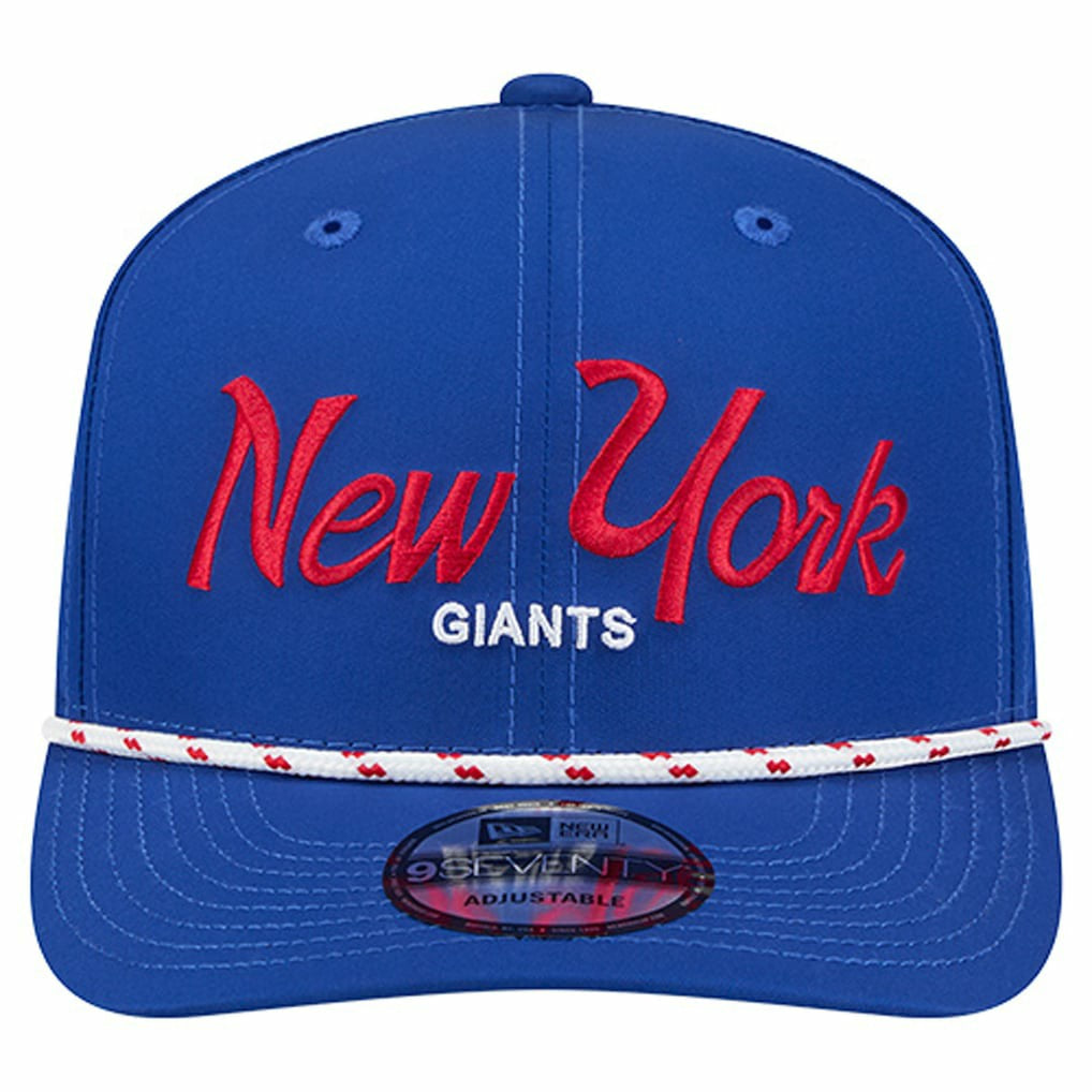 New York Giants New Era Script 9SEVENTY Adjustable Hat - Royal outlet