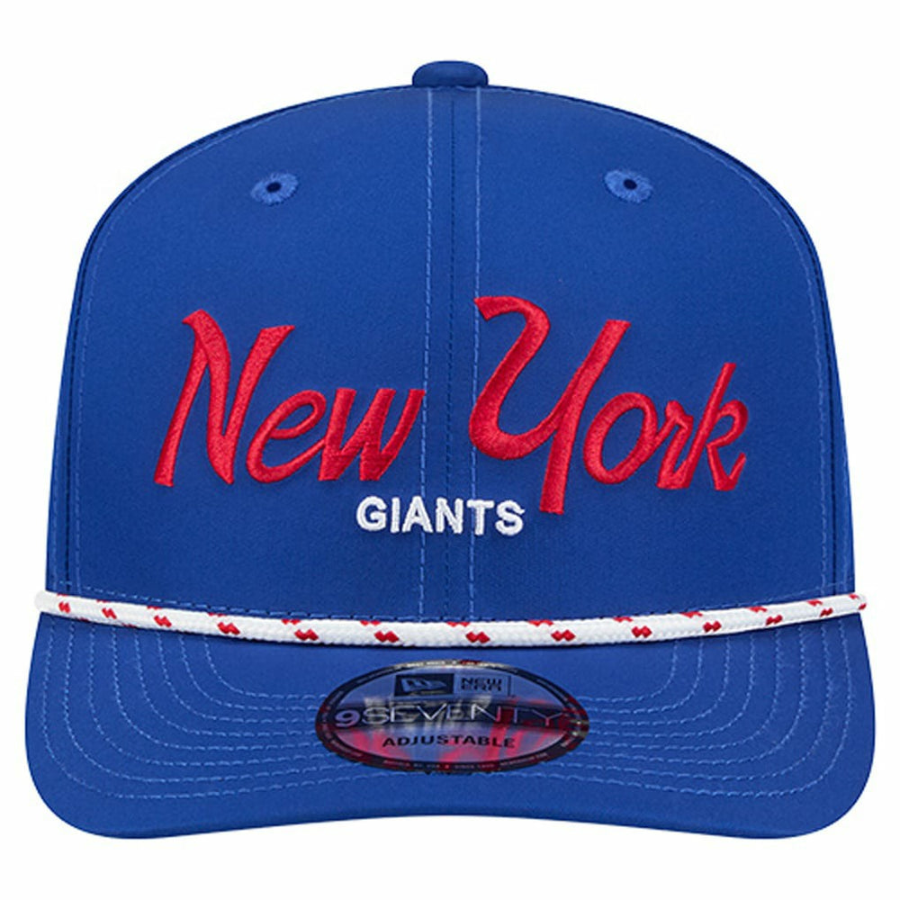 New York Giants New Era Script 9SEVENTY Adjustable Hat - Royal outlet