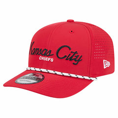 Kansas City Chiefs New Era Script 9SEVENTY Adjustable Hat - Red online