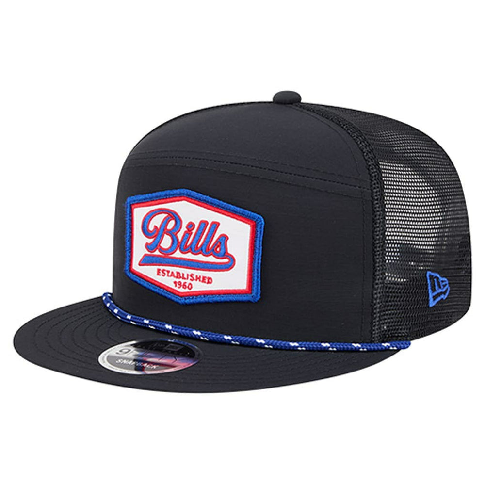 Buffalo Bills New Era Ripstop Patch 9FIFTY Split Panel Snapback Hat - Black for sale