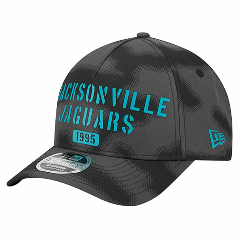 Jacksonville Jaguars New Era Halftone Camo 9FORTY Hat - Gray outlet