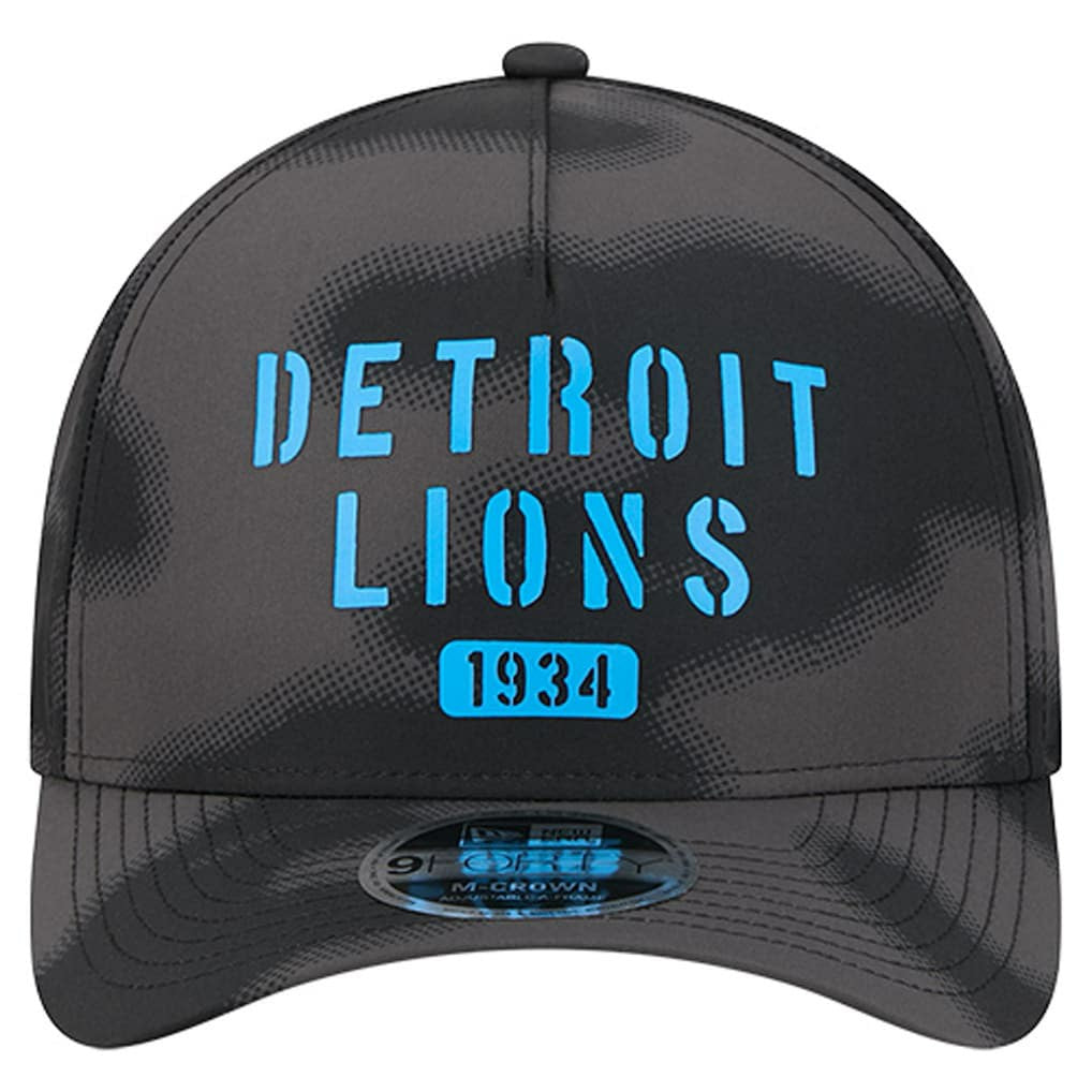 Detroit Lions New Era Halftone Camo 9FORTY Hat - Gray online