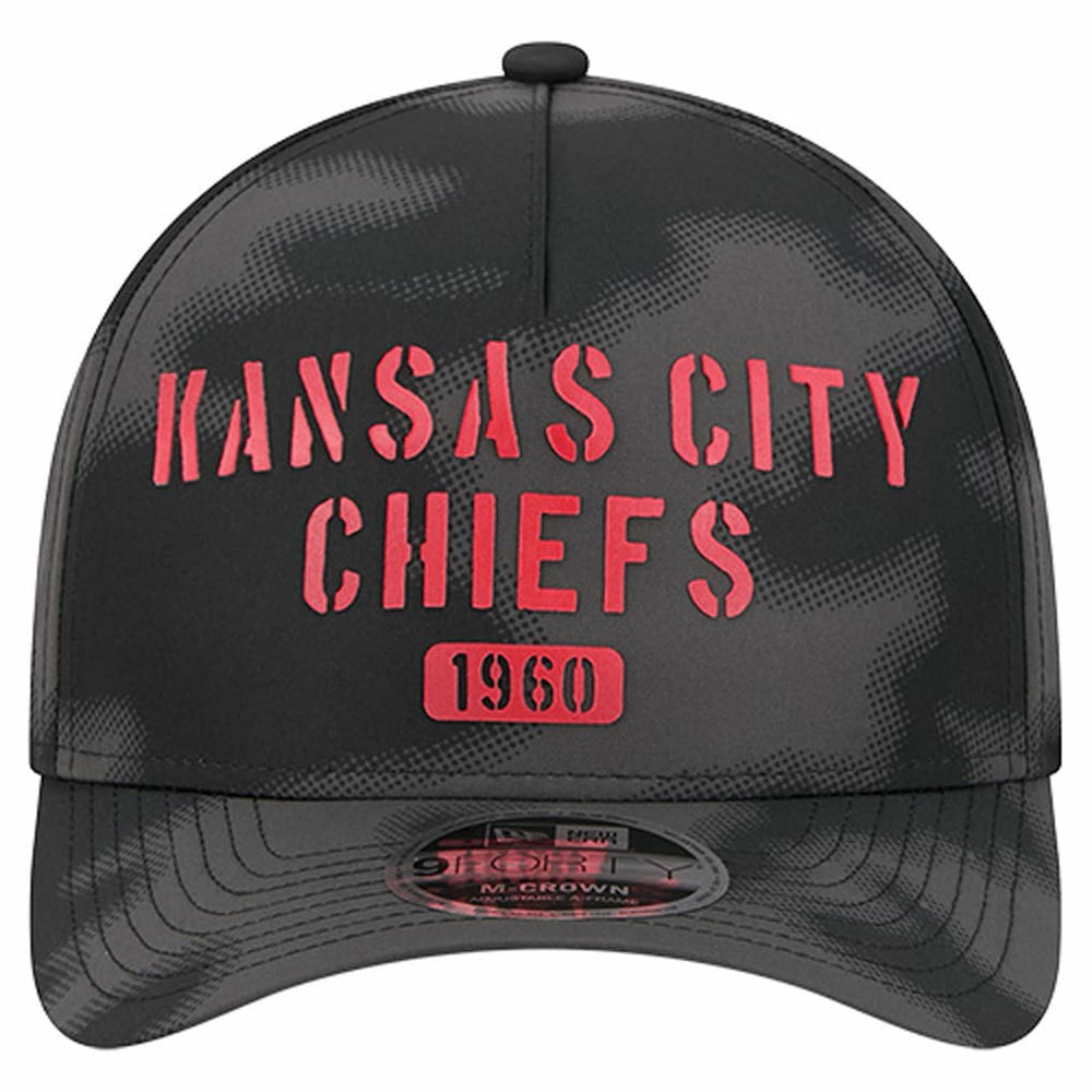 Kansas City Chiefs New Era Halftone Camo 9FORTY Hat - Gray on sale