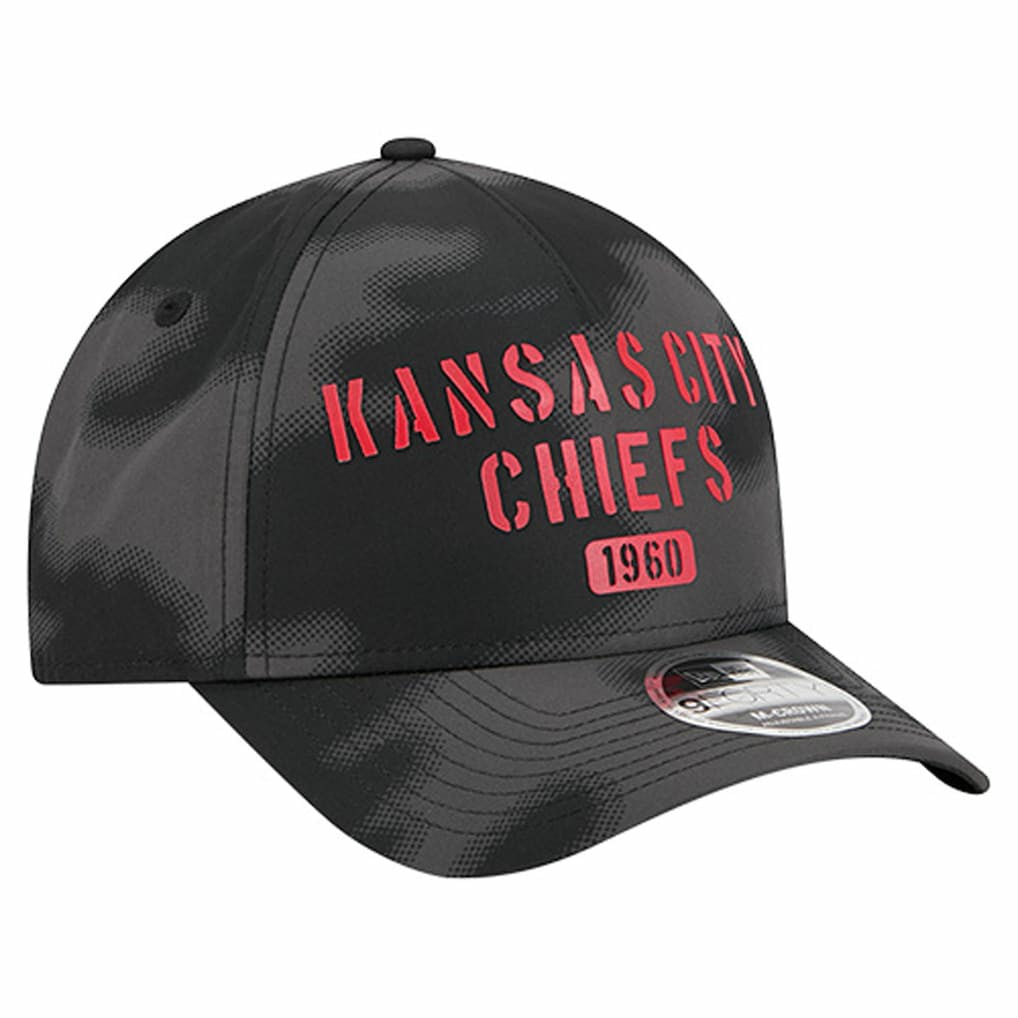 Kansas City Chiefs New Era Halftone Camo 9FORTY Hat - Gray on sale