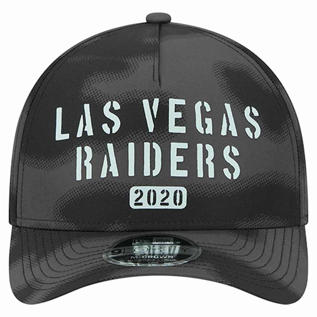 Las Vegas Raiders New Era Halftone Camo 9FORTY Hat - Gray sale