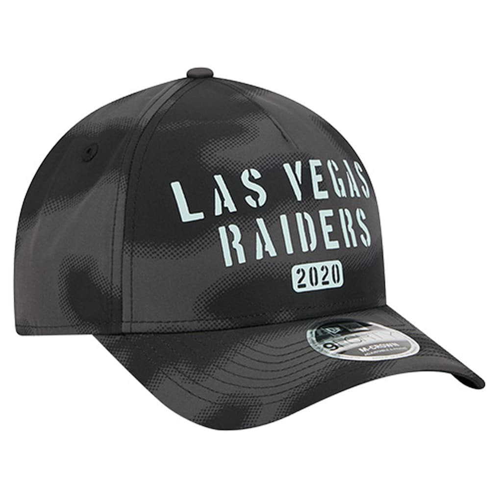 Las Vegas Raiders New Era Halftone Camo 9FORTY Hat - Gray sale