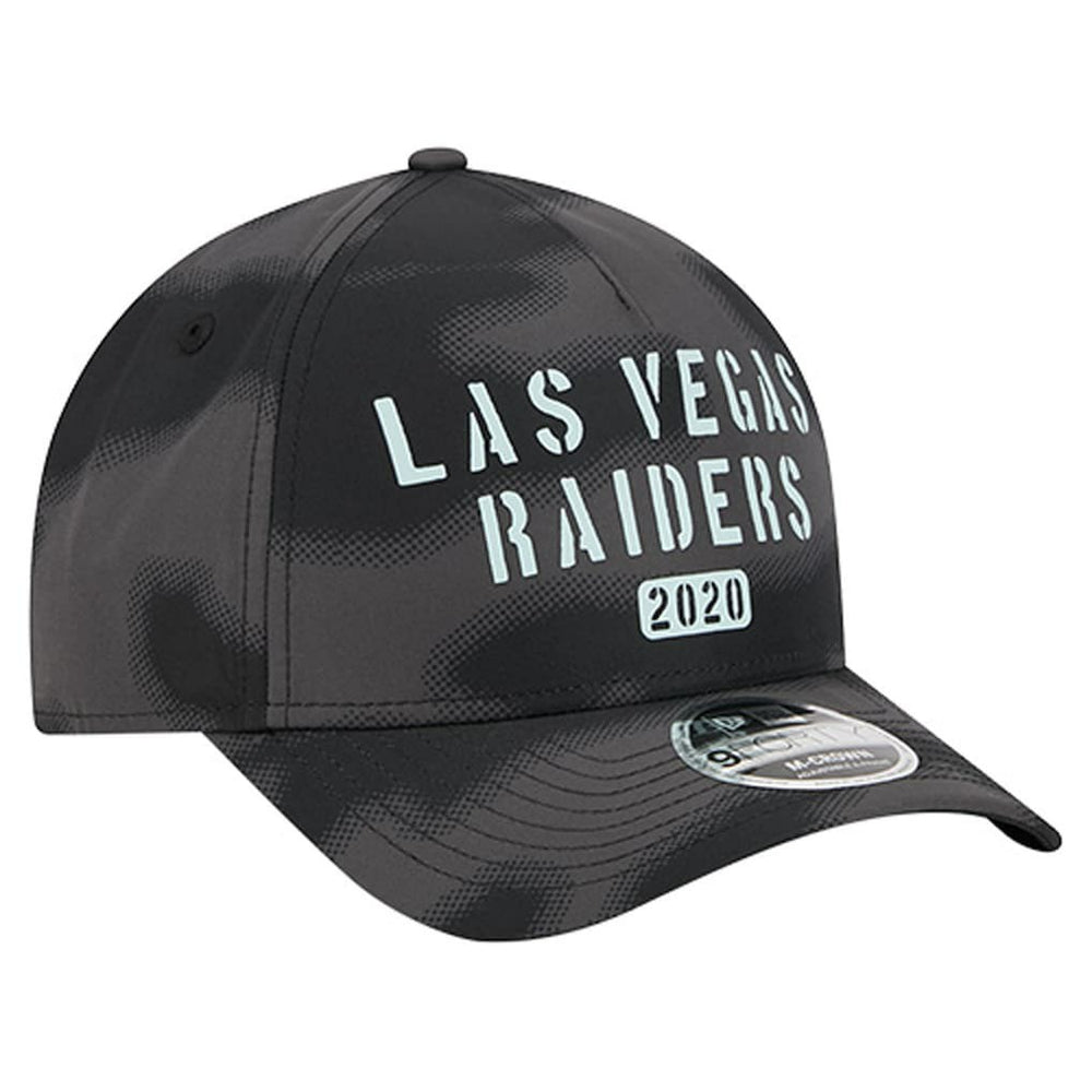 Las Vegas Raiders New Era Halftone Camo 9FORTY Hat - Gray sale