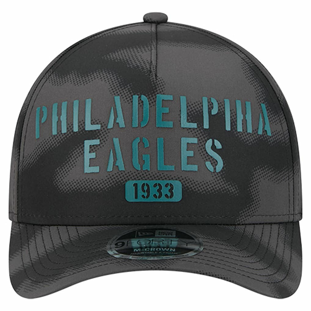 Philadelphia Eagles New Era Halftone Camo 9FORTY Hat - Gray sale