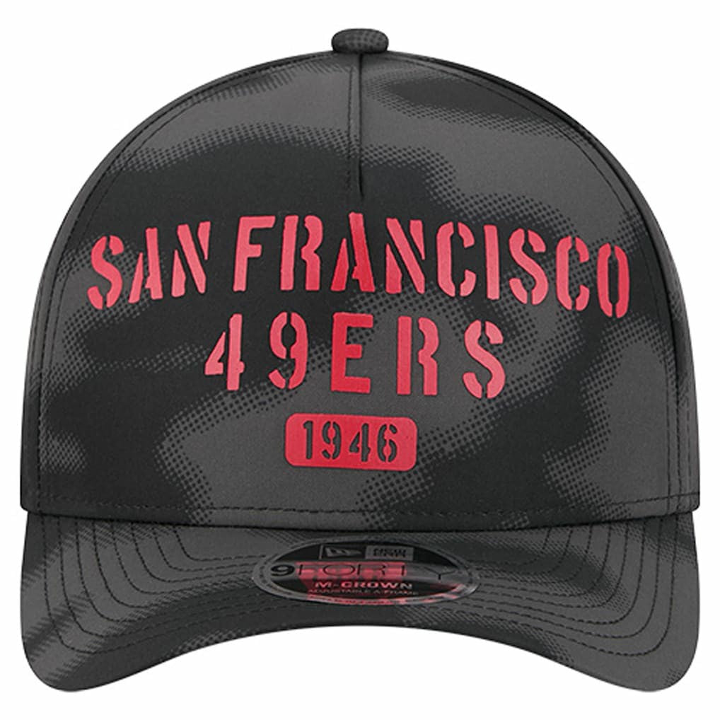 San Francisco 49ers New Era Halftone Camo 9FORTY Hat - Gray online
