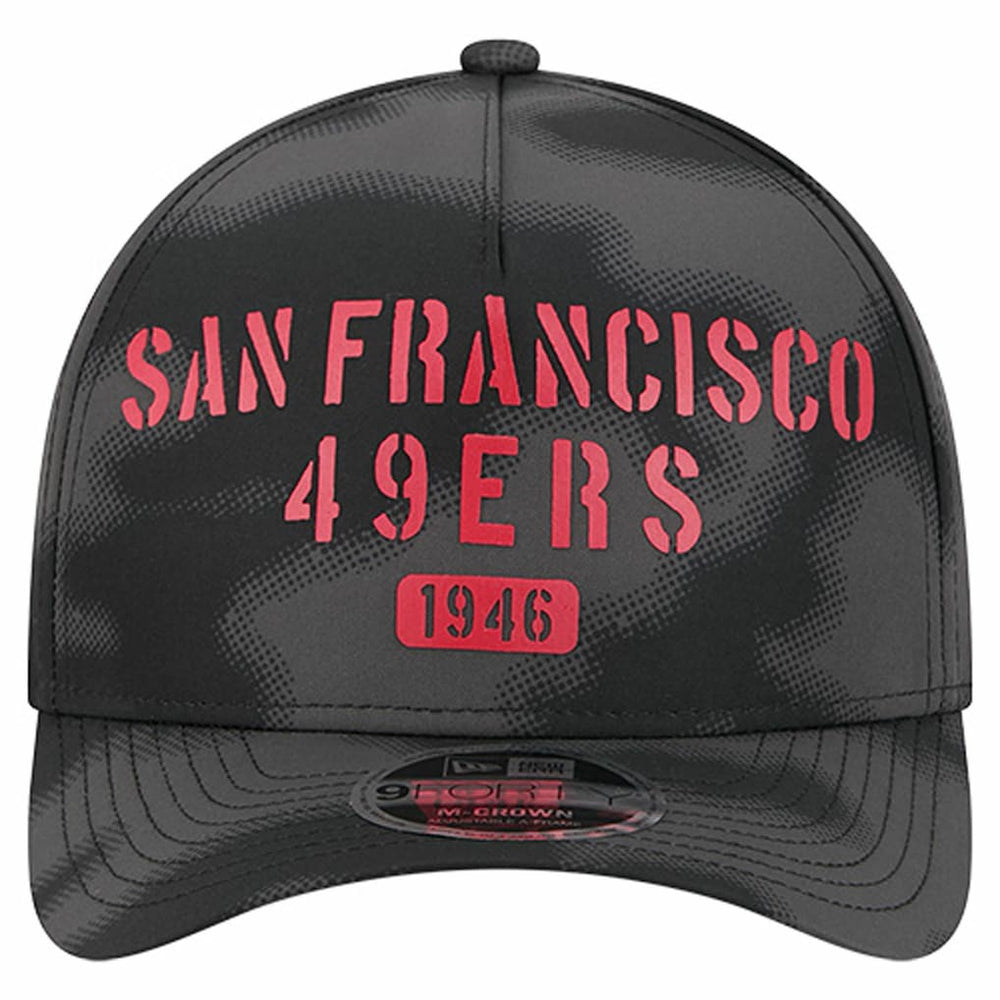 San Francisco 49ers New Era Halftone Camo 9FORTY Hat - Gray online