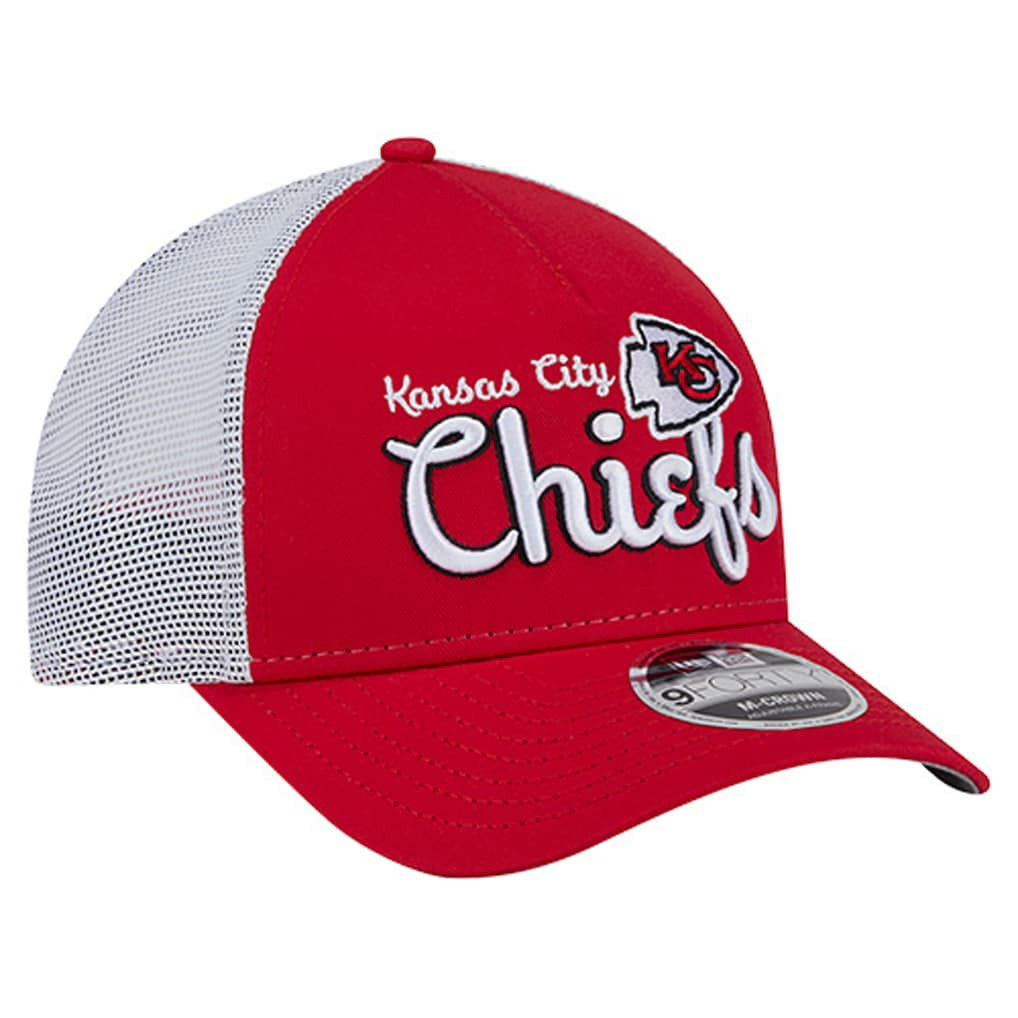 Kansas City Chiefs New Era Side Lines 9FORTY Adjustable Hat - Red for sale