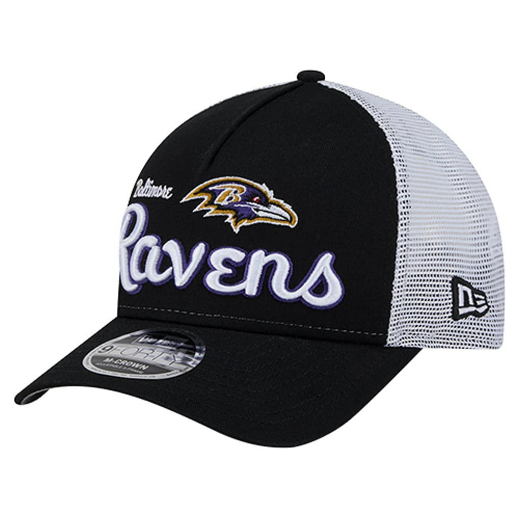 Baltimore Ravens New Era Side Lines 9FORTY Adjustable Hat - Black sale