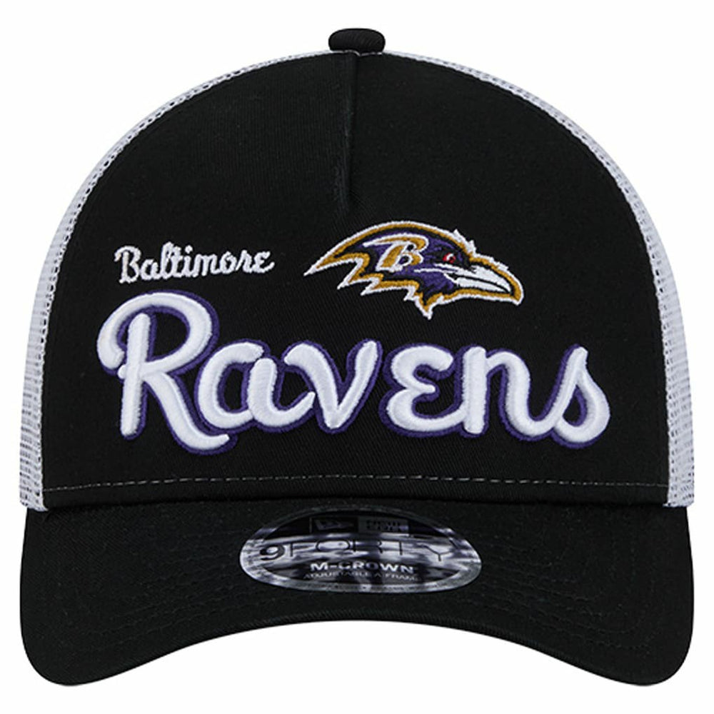 Baltimore Ravens New Era Side Lines 9FORTY Adjustable Hat - Black sale