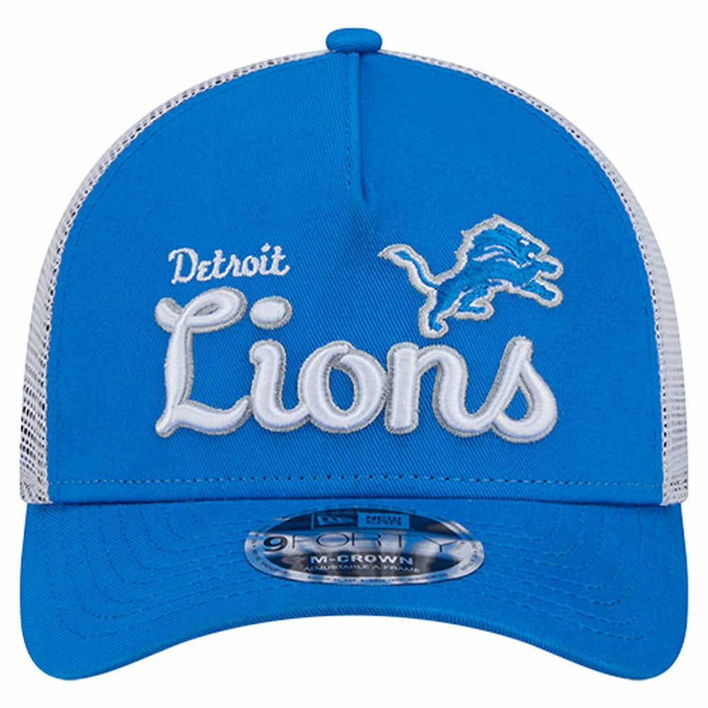 Detroit Lions New Era Side Lines 9FORTY Adjustable Hat - Blue online