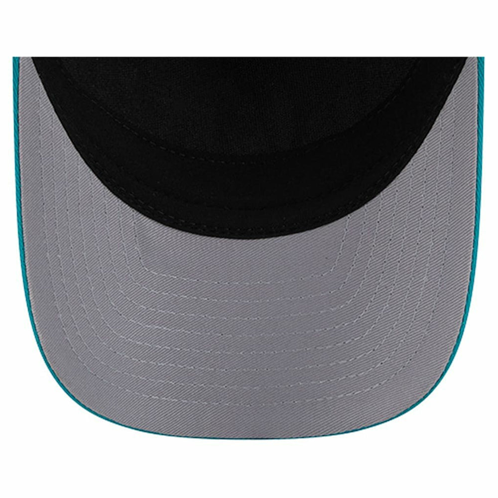 Miami Dolphins New Era Side Lines 9FORTY Adjustable Hat - Aqua discount