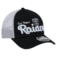 Las Vegas Raiders New Era Side Lines 9FORTY Adjustable Hat - Black for sale