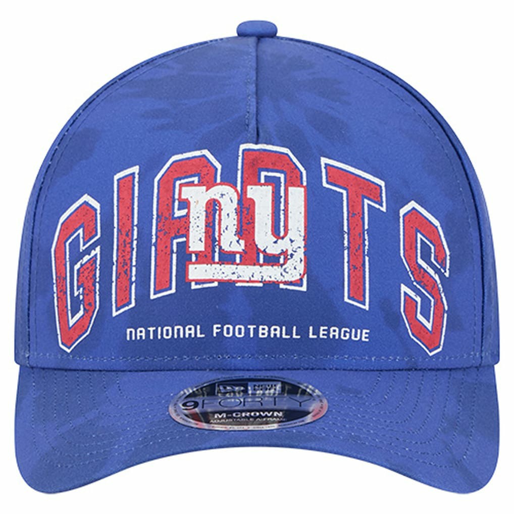 New York Giants New Era Tie Dye Fade 9Forty M-Crown A-Frame Adjustable Hat - Royal cheap
