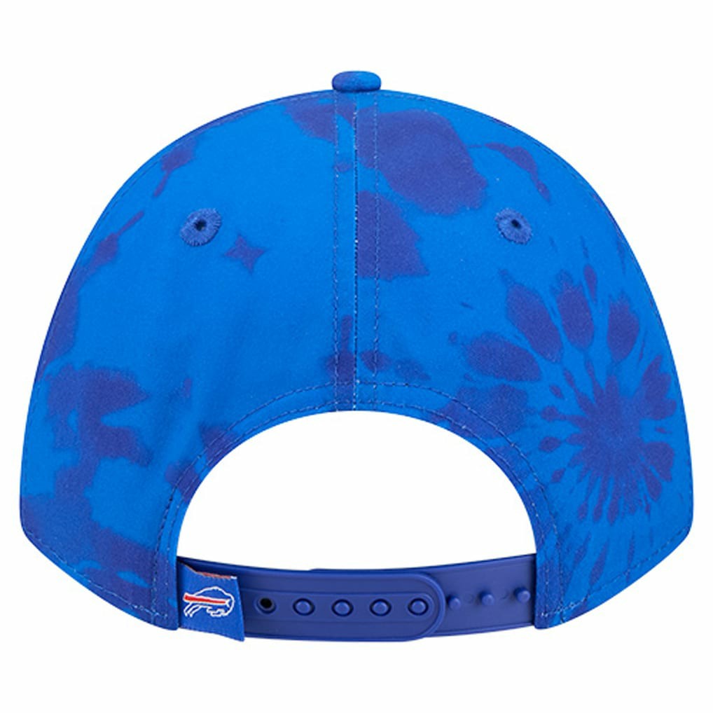 Buffalo Bills New Era Tie Dye Fade 9Forty M-Crown A-Frame Adjustable Hat - Royal discount