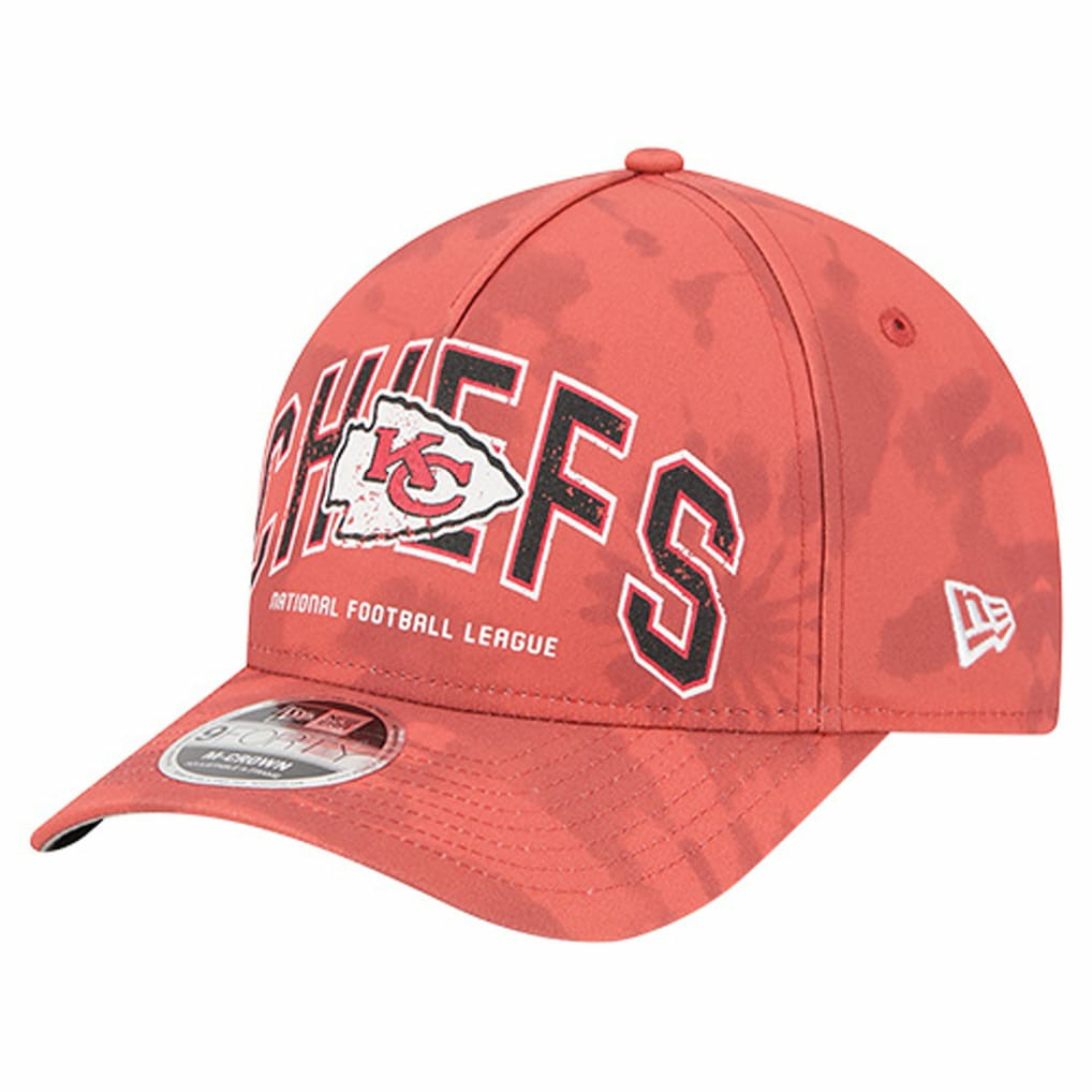 Kansas City Chiefs New Era Tie Dye Fade 9Forty M-Crown A-Frame Adjustable Hat - Red cheap