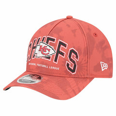 Kansas City Chiefs New Era Tie Dye Fade 9Forty M-Crown A-Frame Adjustable Hat - Red cheap