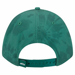 New York Jets New Era Tie Dye Fade 9Forty M-Crown A-Frame Adjustable Hat - Green online