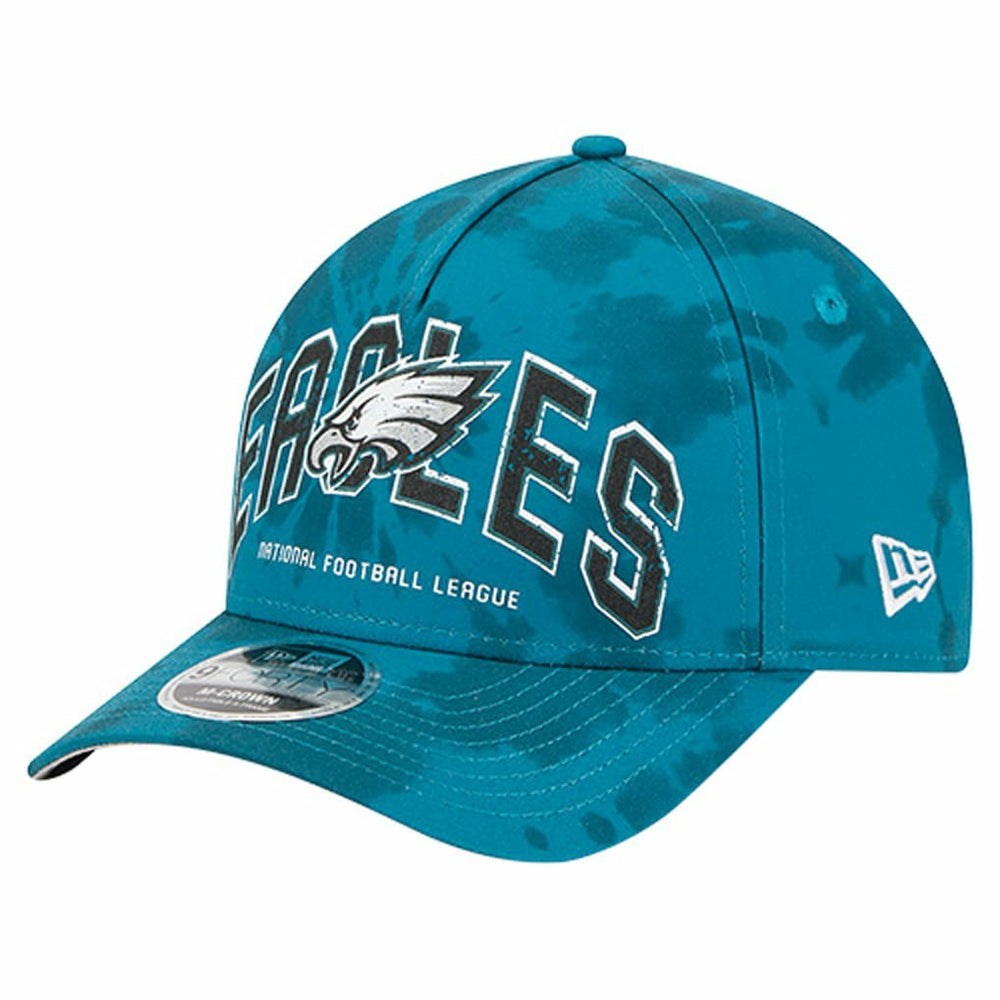 Philadelphia Eagles New Era Tie Dye Fade 9Forty M-Crown A-Frame Adjustable Hat - Midnight Green online