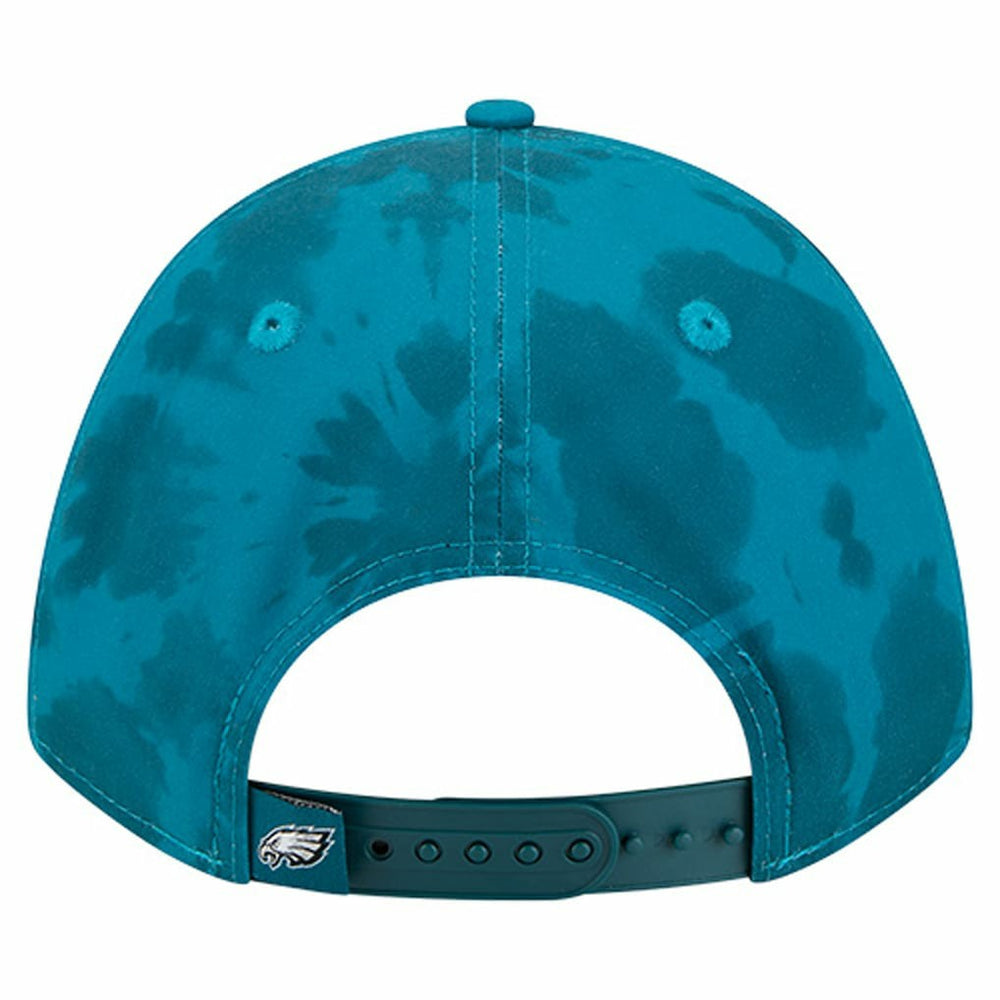 Philadelphia Eagles New Era Tie Dye Fade 9Forty M-Crown A-Frame Adjustable Hat - Midnight Green online